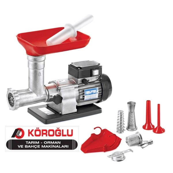TC 8 COMBY ELEKTRİKLİ KIYMA VE SALÇA MAKİNESİ 300W TRE SPADE-ÜÇ KILIÇ