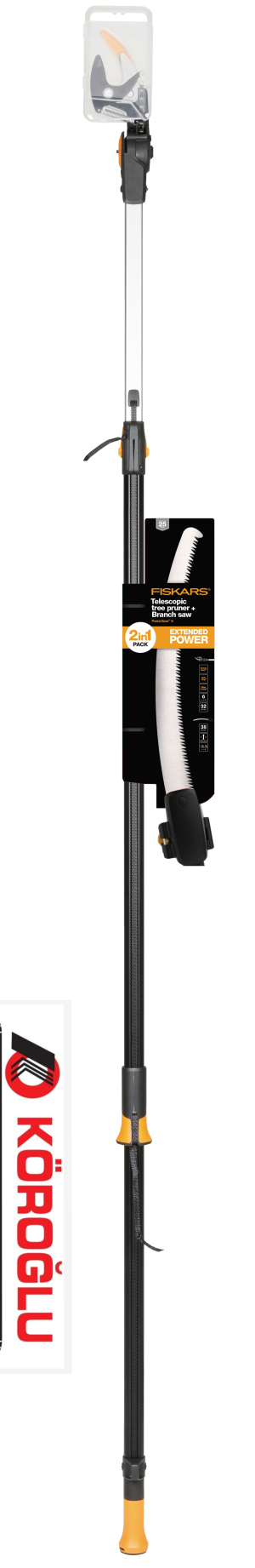 FISKARS Yüksek Dal Budama Makası UPX86 + Testere