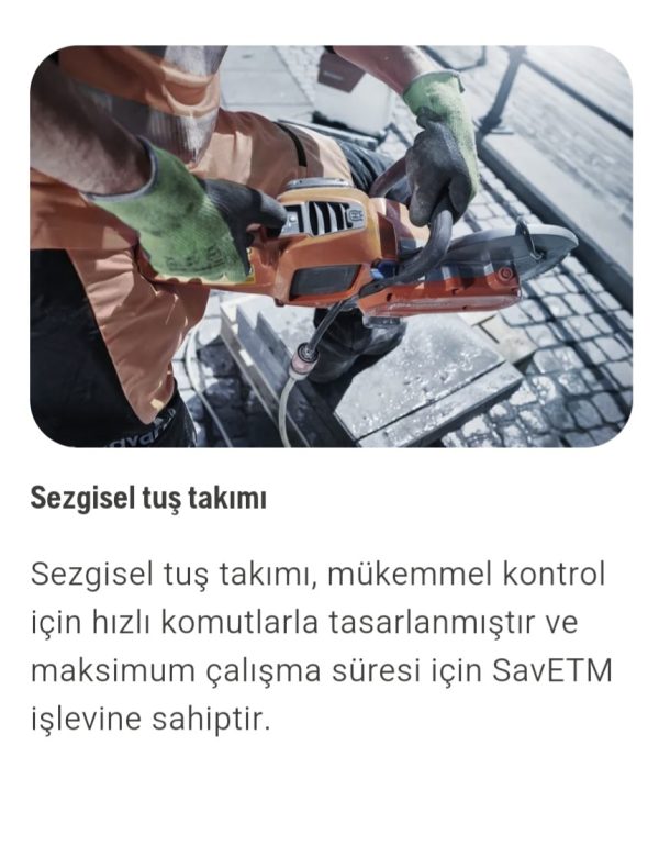 Husqvarna K 535i Akülü Beton Kesme Makinası - Görsel 7