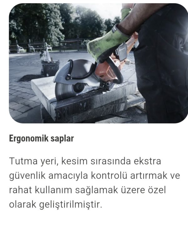 Husqvarna K 535i Akülü Beton Kesme Makinası - Görsel 5
