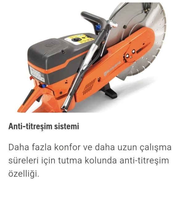 Husqvarna K 1270 Beton Kesme Makinası - Görsel 7