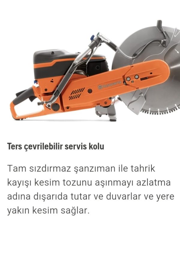 Husqvarna K 1270 Beton Kesme Makinası - Görsel 10