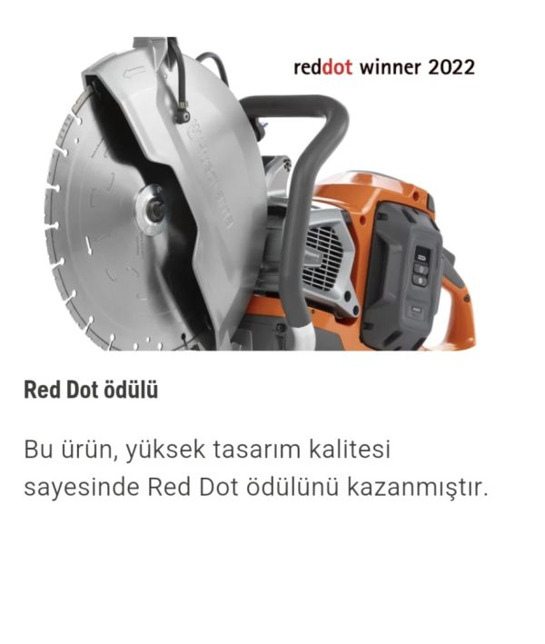 Husqvarna K 1 PACE Akülü Beton Kesme Makinası - Görsel 15