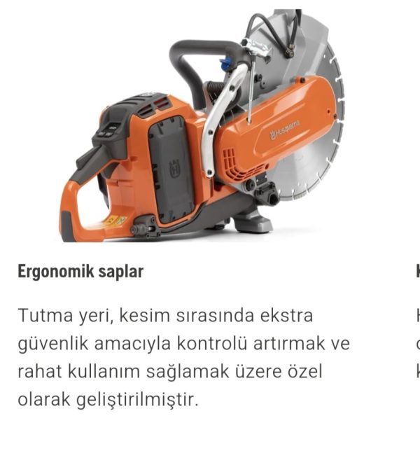 Husqvarna K 1 PACE Akülü Beton Kesme Makinası - Görsel 23
