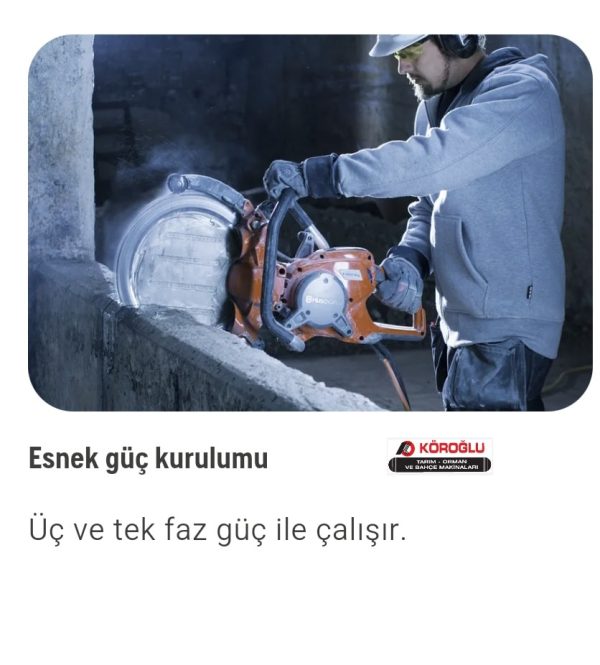 Husqvarna K 7000 Ring Elektirikli Beton Kesme Makinası - Görsel 16