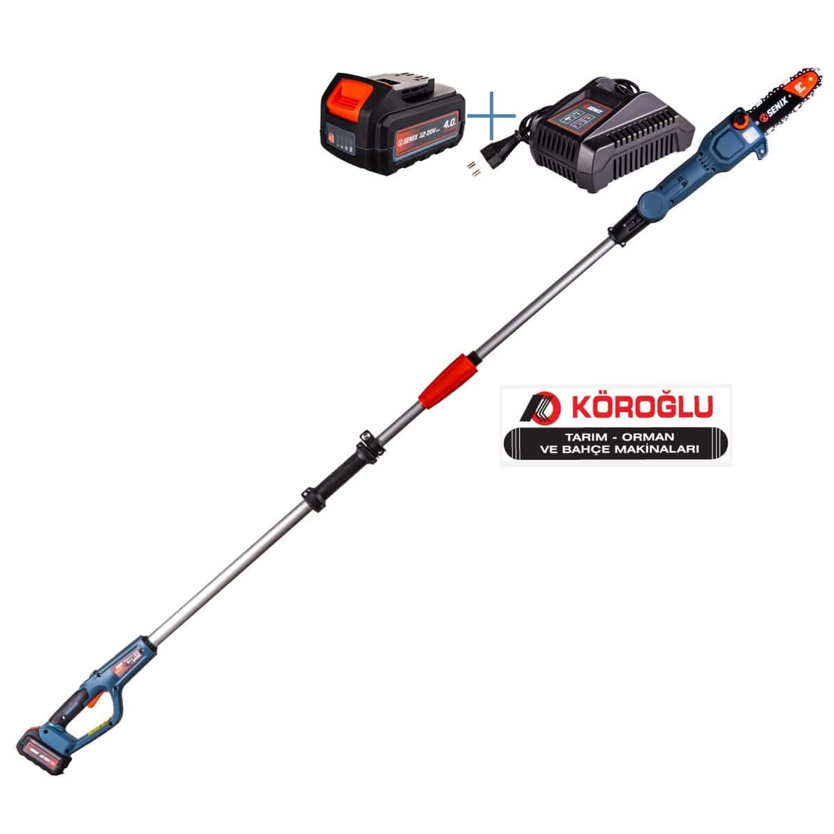 CSPX2-M-EU AKÜLÜ YÜKSEK DAL BUDAMA TESTERESİ 4.0Ah SENIX